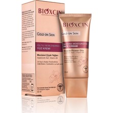 Str Store Gold On Skin Işıltılı Nemlendirici Yüz Kremi – Hyalüronik Asitli, Pantenollü, Çiçek Yağları ile Zenginleştirilmiş, Tüm Cilt Tipleri Için, 50 ml
