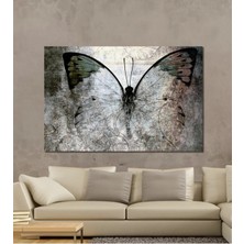 Şehzat Design Kelebek Dekoratif Kanvas Duvar Tablo