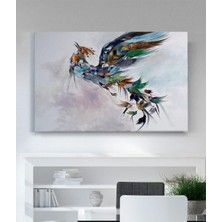 Şehzat Design Anka Kuşu Renkli Kanvas Tablo