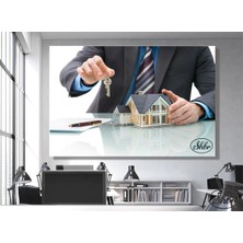 Şehzat Design Tekli Yatay Kanvas Tablo, Emlak Ofisi, Emlakçı, Gyo Firmaları, Dekoratif Kanvas Duvar Tablosu