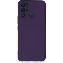 Str Store Tecno Pova Neo Kılıf Nano Içi Kadife Silikon - Mor