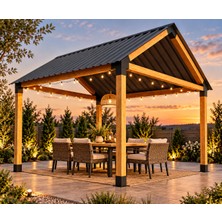 Belka 35 Ahşap Pergola Set 2