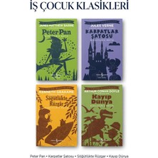 Türkiye İş Bankası Kültür Yayınları Modern Dünya Klasikleri Çocuk Klasikleri 4 Kitap Peter Pan Karpatlar Şatosu Söğütlükte Rüzgar Kayıp Dünya