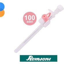 Romsons Branül (Anjiokat) Pembe 20G 100'lü Kutu