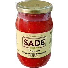 Sade Organik Doğranmış Domates 345 gr -Organik Ürün