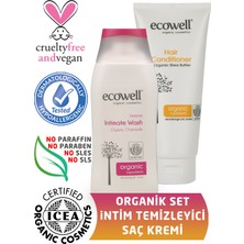 Ecowell Organik İntim Temizleyici + Saç Kremi