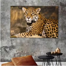 Şehzat Design Aslan Leopar Kanvas Tablo ASL-460-73