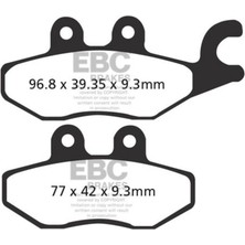 Ebc Motosiklet Ebc SFAC418 Pıaggıo XEVO250/400, Mp3 250/300, Medley 150 Carbon Arka Fren Balatası