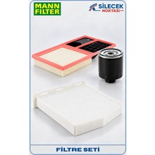 Mann Filter Mann-Fılter Volkswagen Caddy 2007-2017 1.4 16V 3'lü Filtre Seti Bud