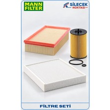 Mann Filter Mann-Fılter Volkswagen Caravelle 2015-2019 2.0 Tdı 3'lü Filtre Seti Cxeb