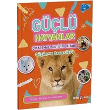 Str Store Güçlü Hayvanlar - Çıkartmalı Aktivite Kitabı