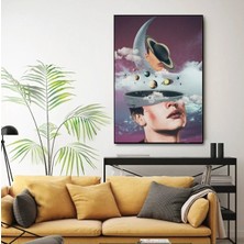 Şehzat Design Dekoratif Soyut Sanat Ahşap Kanvas Tablo