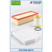 Mann Filter Mann-Fılter Volkswagen Scırocco 2008-2017 2.0 Tsı / Gts 3'lü Filtre Seti Culc