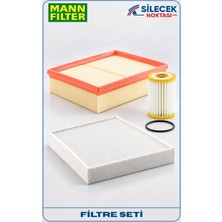 Mann Filter Mann-Fılter Volkswagen Polo 2009-2017 1.8 Gtı 230 3'lü Filtre Seti Daja