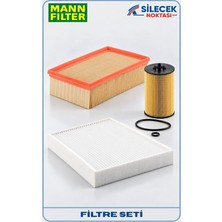 Mann Filter Mann-Fılter Volkswagen Polo 2018-2025 1.6 Tdı 3'lü Filtre Seti Dgtc