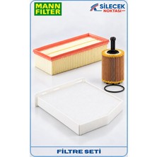 Mann Filter Mann-Fılter Volkswagen Caddy 2004-2006 1.9 Tdı 3'lü Filtre Seti Bjb