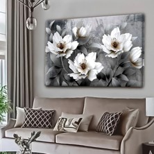 Şehzat Design Dekoratif Tablonuz Dekoratif Modern Şık Çiçek Kanvas Tablo E7