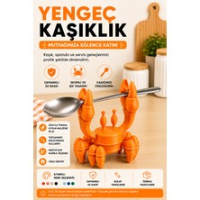 Ognami 3D Baskı Yengeç Kaşıklık | Mutfak Tezgahı Kaşık Dinlendirme Aparatı