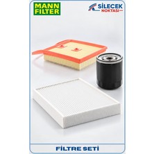 Mann Filter Mann-Fılter Volkswagen Polo 2009-2017 1.4 Tdı 3'lü Filtre Seti Cusa