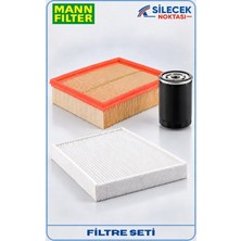 Mann Filter Mann-Fılter Volkswagen Passat B5 2002-2005 1.6 3'lü Filtre Seti Alz
