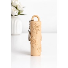 Szd Design Lip Balm Ruj Koruyucu Anahtarlık Çanta Askısı - Bej