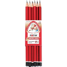 Fatih 12'li Mercanlı Siyah Kurşun Kalem, 12'li Kurşun Kalem