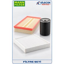 Mann Filter Mann-Fılter Volkswagen Polo 2005-2009 2.0 Total Flex 3'lü Filtre Seti Cfea