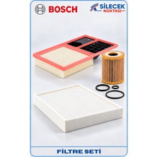 Bosch Volkswagen Polo 2009-2017 1.4 3'lü Filtre Seti Clpa