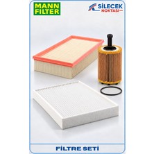 Mann Filter Mann-Fılter Volkswagen Touareg 2008-2016 2.5 Tdı 3'lü Filtre Seti Bac