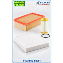Mann Filter Mann-Fılter Volkswagen Golf 8 / 8.5 2021-2026 2.0 Gtı Clubsport 3'lü Filtre Seti Dnfc