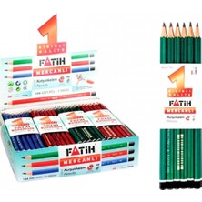 Fatih Mercanlı Yeşil Gövde Kurşun Kalem 12'li Paket