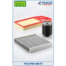 Mann Filter Mann-Fılter Volkswagen Bora 1998-2002 1.6 16V 3'lü Filtre Seti Aus