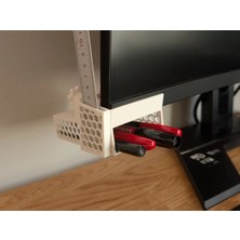 Szd Design Monitör Altı Gizli Masaüstü Düzenleyici - Kalem ve Cetvel Saklama Standı