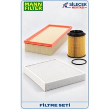Mann Filter Mann-Fılter Volkswagen Touareg 2008-2016 3.2 V6 3'lü Filtre Seti Azz