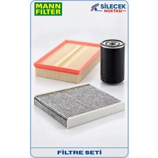 Mann Filter Mann-Fılter Volkswagen Golf 4 1998-2002 1.8 Turbo 3'lü Filtre Seti Agu