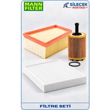 Mann Filter Mann-Fılter Volkswagen Polo 2003-2005 1.4 Tdı 3'lü Filtre Seti Amf