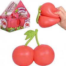 Vattara Büyük Boy Kiraz Squeeeze Sukuşi Dev Boy Kiraz Squısh Yeni Seri Stres Oyuncağı 1 Adet Gönderilecektir