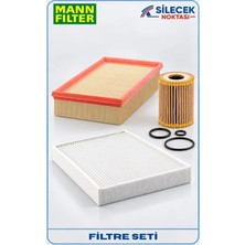 Mann Filter Mann-Fılter Volkswagen Transporter 2014-2024 2.0 Tdı 3'lü Filtre Seti Caaa