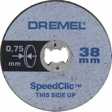 Dremel SC409 Ez Speedclic: Ekstra Ince Kesme Diski, 38MM, 5'li