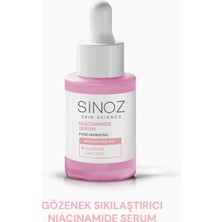 Sinoz Gözenek Sıkılaştırıcı Sebum Dengeleyici Sivilce Karşıtı Serum Niacinamide 10% + Zinc Pca 1% 30 Ml