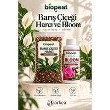 Biopeat Barış Çiçeği Harcı 5 Litre + Bloom | Barış Çiçeği Için Harç ve Bitki Bakım Seti