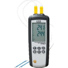 Cem Instruments DT-38F Cem Sıcaklık Kayıt Cihazı 2 Kanallı Datalogger