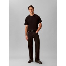 Calvin Klein Jeans Siyah Erkek T-Shirt LV04RH201GUB1 Ss 20S Easy Clsc Tap