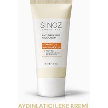 Sinoz Leke Kremi (VİTAMİN C 3% NİACİNAMİDE 2%) 40 ml