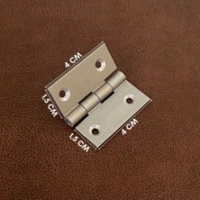 Koldoor Star Köşeli Kare Alüminyum Yaprak Menteşe 4x1,5 cm 2 Adet