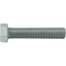 Norm M16X1.5X30 Dın 961 8.8 Kalite Altı Köşe Başlı Ince Dişli Tam Dişli Cıvata Beyaz Galvanizli 100 Adet