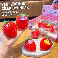 Vattara Çilek Squeeze Sukuşi Yüz Detaylı Içi Sıvı ve Köpük Dolgulu Yeni Seri Squısh Karışık Olarak 1 Adet Gönderilecektir