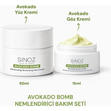 Sinoz Avokado Bomb Yoğun Nemlendirici Yüz Kremi & Göz Kremi 2'li Bakım Seti