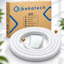 Klima Montaj Kiti  Seti Bakır Uçlu Universal 1/4-5/8 5 Metre