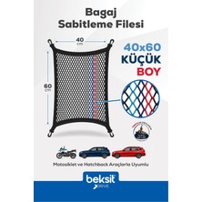 Beksit DRİVE - BMW Model Özel Renkli Tasarım Bagaj Sabitleme Filesi (40X60 Cm)